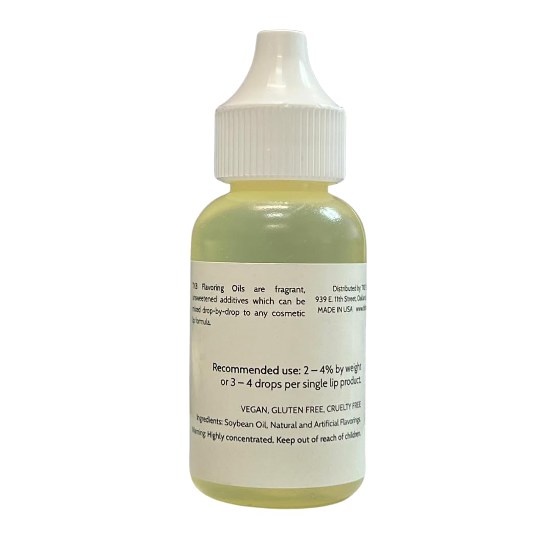 Flavor Oil - Diy Cosmetics, Soaps, Body Care, Lip Gloss, Lipstick, Lip Balm, Unsweetened Flavoring Oil (Vanilla, 1 Floz (30Ml))