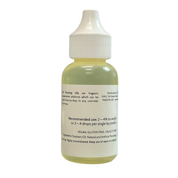 Flavor Oil - Diy Cosmetics, Soaps, Body Care, Lip Gloss, Lipstick, Lip Balm, Unsweetened Flavoring Oil (Vanilla, 1 Floz (30Ml))