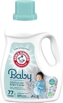 Arm & Hammer Baby, 77 Loads Liquid Laundry Detergent, 100.5 Fl oz