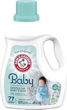 Arm & Hammer Baby, 77 Loads Liquid Laundry Detergent, 100.5 Fl Oz