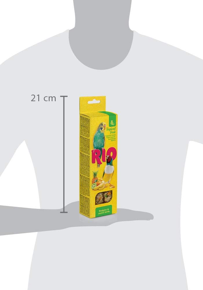 RIO Sticks for budgies and exotic birds with tropical fruit, 80 g :Pet Supplies