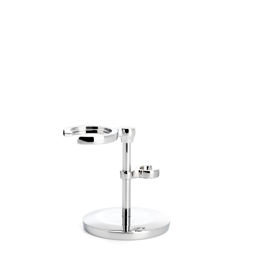 Mühle Chrome Stand For Traditional & Classic Series Safety Razors & Shaving Brushes | Shave Accessory | Modern Design