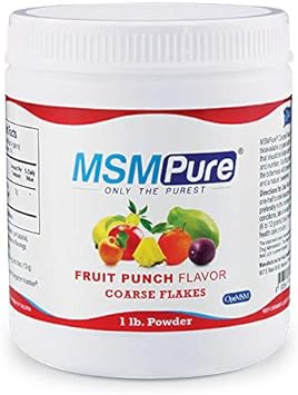 Kala Health Msmpure Fruit Punch Flavored, 1 Lb, Coarse Powder Flakes,