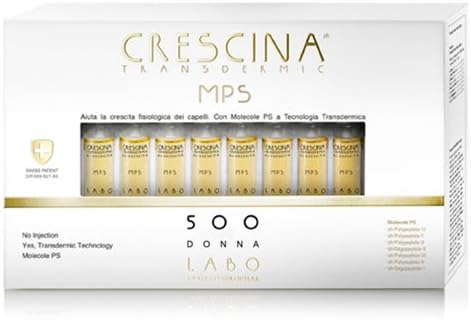 Labo Crescina Transdermic Mps Ri-Growth 500 Hair Loss Women 40 Ampoules