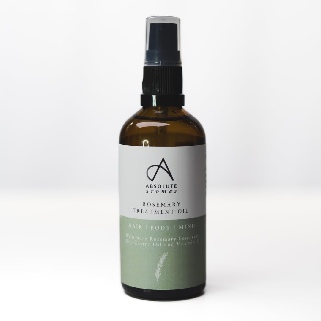 Absolute Aromas | Ginger Hair & Body Treatment Oil - With Pure Ginger Co2, Castor, Sunflower & Almond Oil, 100Ml
