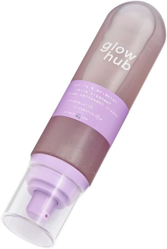 Glow Hub Purify & Brighten Jelly Cleanser With Antioxidants For All Skin Types 120Ml