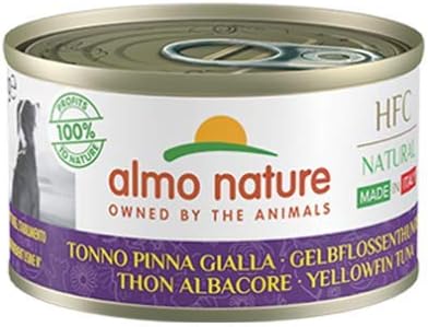 almo nature HFC Natural Made in Italy - Yellowfin Tuna - 24 x 95g Clear :Pet Supplies