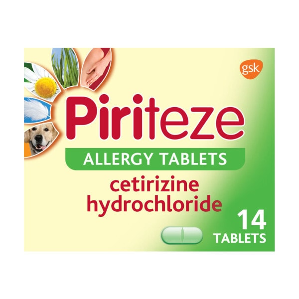 Piriteze Antihistamine Allergy Relief Tablets 14S