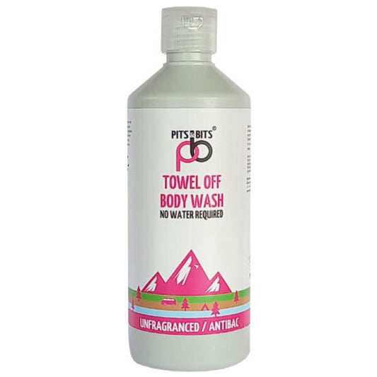 Pits And Bits Towel Off Body Wash Antibacterial 500Ml