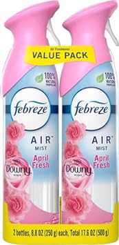 Febreze Air Effects with Downy April Fresh Scent Twin Pack Air Freshener, 2 ct