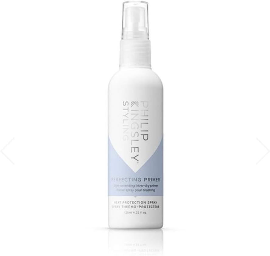 Philip Kingsley | Perfecting Primer Heat Protection Spray For Hair | Anti-Frizz Style Extending Primer With Invisible Hold | Protects Hair, Holds Style And Adds Volume And Shine | 60Ml