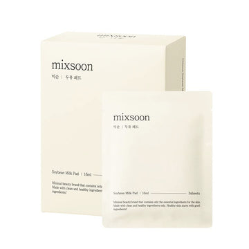 Mixsoon Soybean Milk Pad 10Ea Milky Texture Sheet Pad For Sensitive Skin Nourishing Moisturizer Korean Glass Skin Care