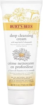 Burt'S Bees Natural Cleanser Soap Bark And Chamomile Deep Cleansing Cream – 1 X Tube 170 Grams (Pack Of 2)