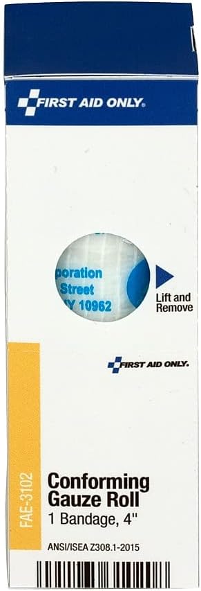 First Aid Only FAE-3102 SmartCompliance Refill 4 x 5 Yard Conforming Gauze Roll : Health & Household