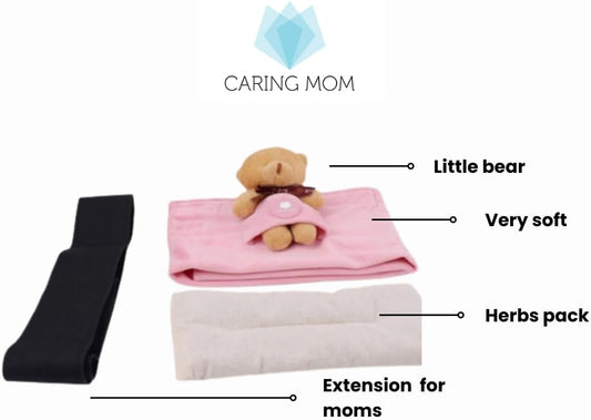 Baby Colic, Gas and Upset Stomach Relief Baby Heated Tummy Wrap, Infant Swaddling Belly Belt with Soothing Warmth for Fussy Infants