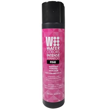 Watercolors Intense Color Depositing Sulfate & Paraben Free Shampoo, Maintains & Enhances Haircolor - Pink 8.5 Oz