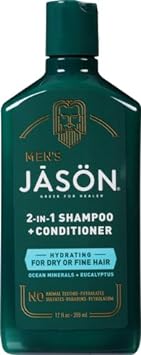 Jason Men's Hydrating 2-in-1 Shampoo and Conditioner, 12 oz