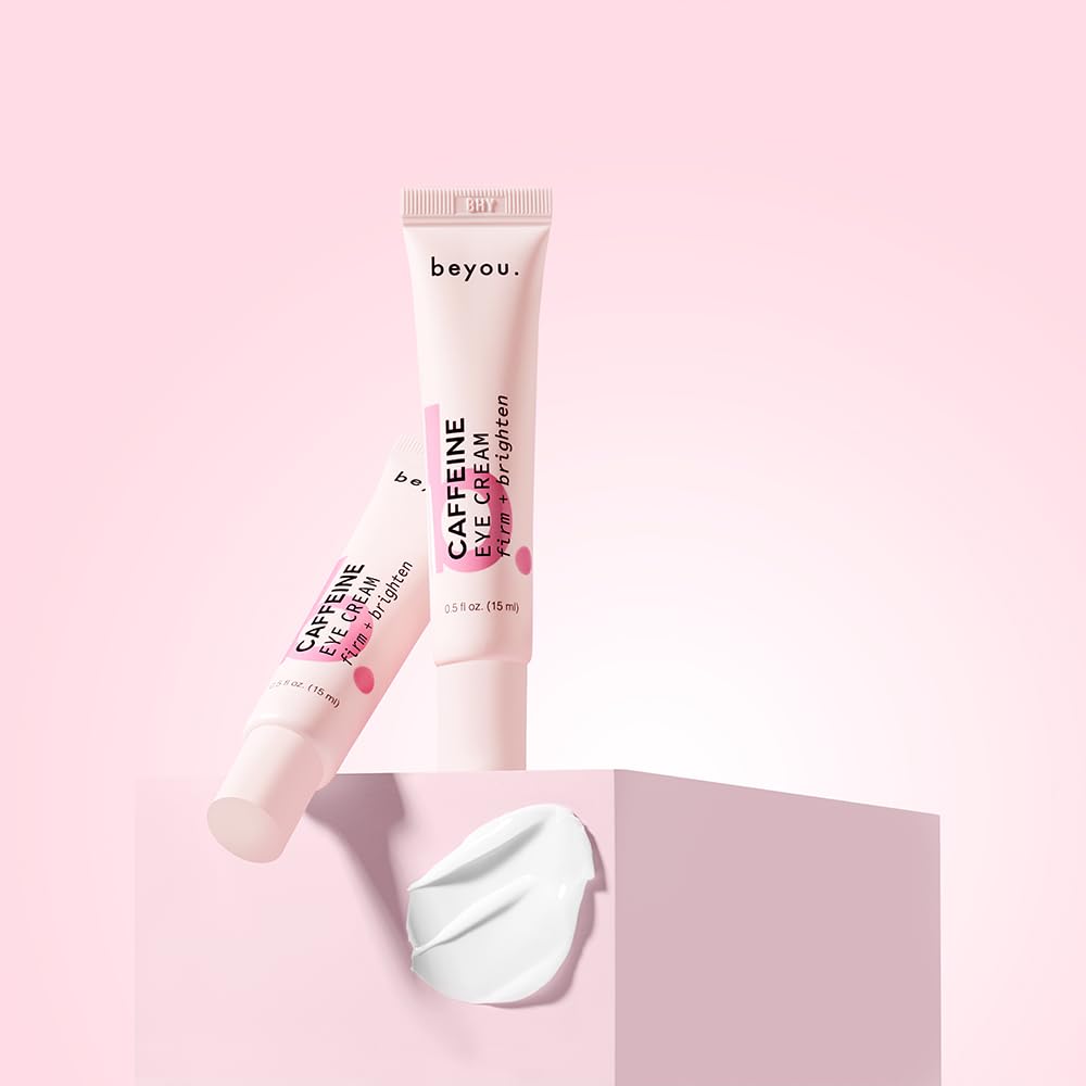 Beyou Brightening Eye Cream – K-Beauty Caffeine & Hyaluronic Acid Gel – Reduces Puffiness, Dark Circles & Fine Lines – Sensitive Skin Safe – Clean, Made In Korea – 0.5 Oz : Beauty & Personal Care
