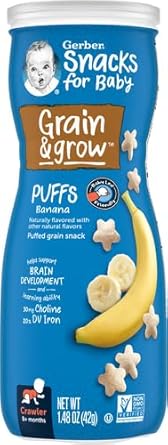 Gerber Baby Snacks Puffs Banana, 1.48 Oz