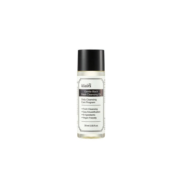 Dearklairs] Gentle Black Fresh Cleansing Oil, A Light And Spreadable Texture, Only 6 Ingredients (1.01 Fl Oz)