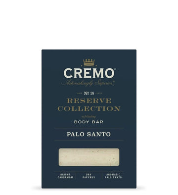 Cremo Exfoliating Body Bars Palo Santo (Reserve Collection) - A Combination Of Lava Rock And Oat Kernel Gently Polishes While Shea Butter Leaves Your Skin Feeling Smooth And Healthy (Pack Of 3)