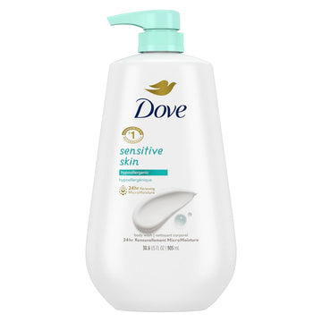 Dove Hypoallergenic Body Wash To Moisturize Sensitive Skin Body Wash For Sensitive Skin Sulfate And Paraben Free 34Oz