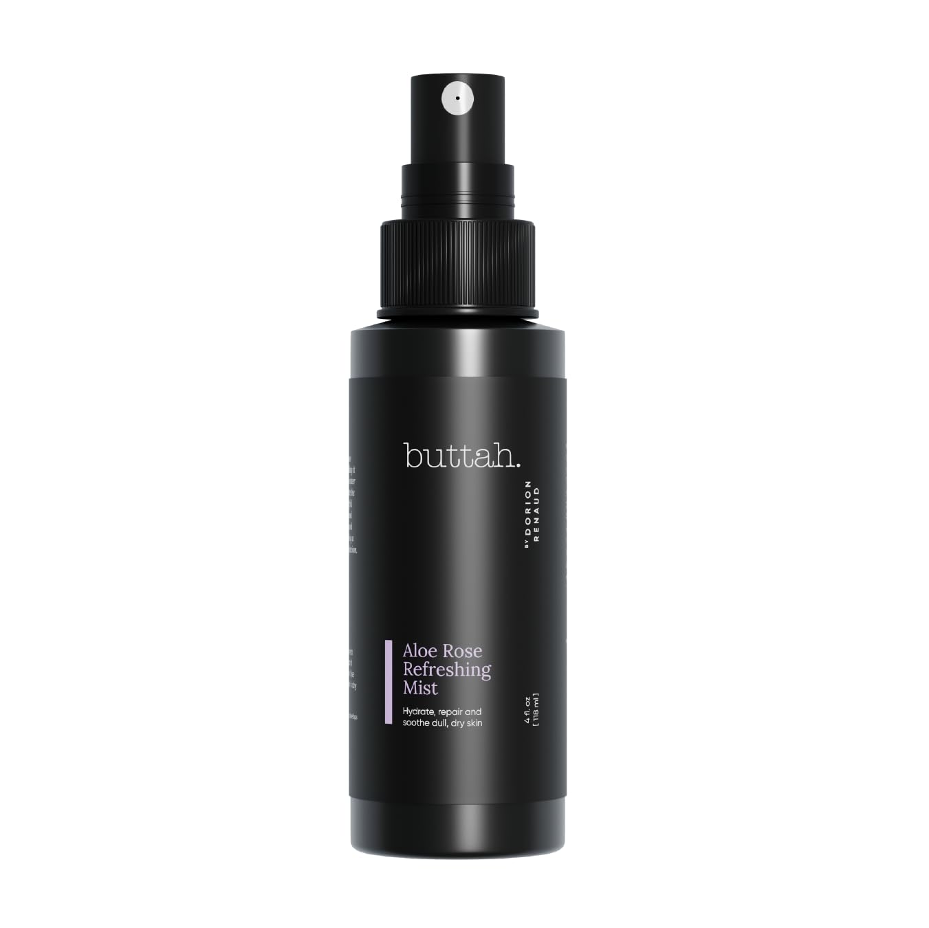 Buttah Skin By Dorion Renaud Aloe Rose Refreshing Mist 4Oz - Hydrating Rose Water Face Spray - Refreshing Aloe Facial Mist - Naturally Based Skin Care For Men & Women - Black-Owned Skincare