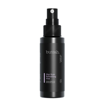 Buttah Skin By Dorion Renaud Aloe Rose Refreshing Mist 4Oz - Hydrating Rose Water Face Spray - Refreshing Aloe Facial Mist - Naturally Based Skin Care For Men & Women - Black-Owned Skincare