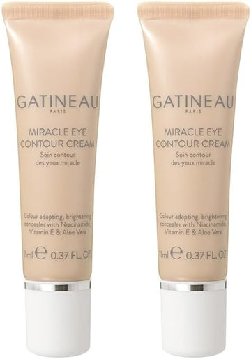 Gatineau - Miracle Eye Contour Cream, Conceal Dark Circles, Hydrating With Hyaluronic Acid & Vitamin E (11Ml X 2)