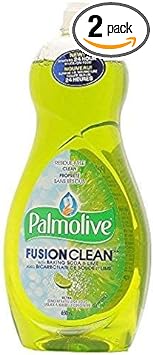 Palmolive Ultra Dish Residue Free Clean Liquid, Fusion Clean, Baking Soda and Lime, 22 Ounce Twin Pack, (22 Oz x 2, Total 44 Oz)