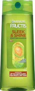 Garnier Fructis Sleek And Shine Shampoo, Frizzy, Dry, Unmanageable Hair, 22 Fl; Oz