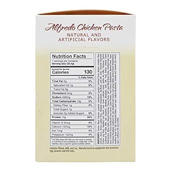 BariatricPal High Protein Light Entree - Chicken Alfredo Pasta (1-Pack) : Grocery & Gourmet Food