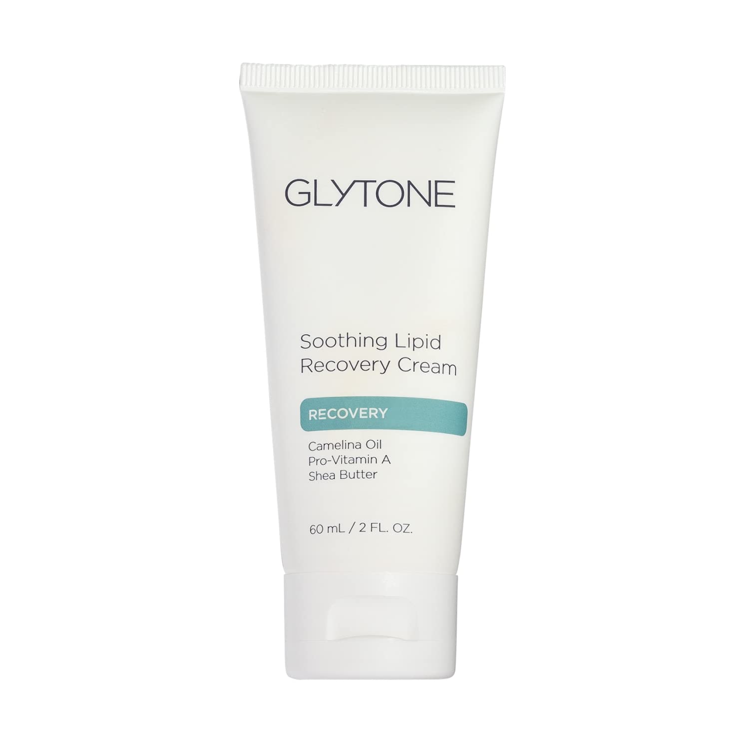 Glytone Soothing Lipid Recovery Cream - Vitamins A & E, Camelina Oil, Glycerin, Shea Butter - Sensitive, Compromised & Post-Procedure Skin - 2 Fl. Oz