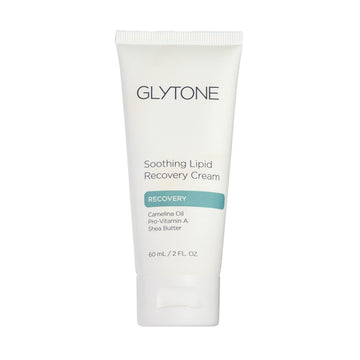 Glytone Soothing Lipid Recovery Cream - Vitamins A & E, Camelina Oil, Glycerin, Shea Butter - Sensitive, Compromised & Post-Procedure Skin - 2 Fl. Oz