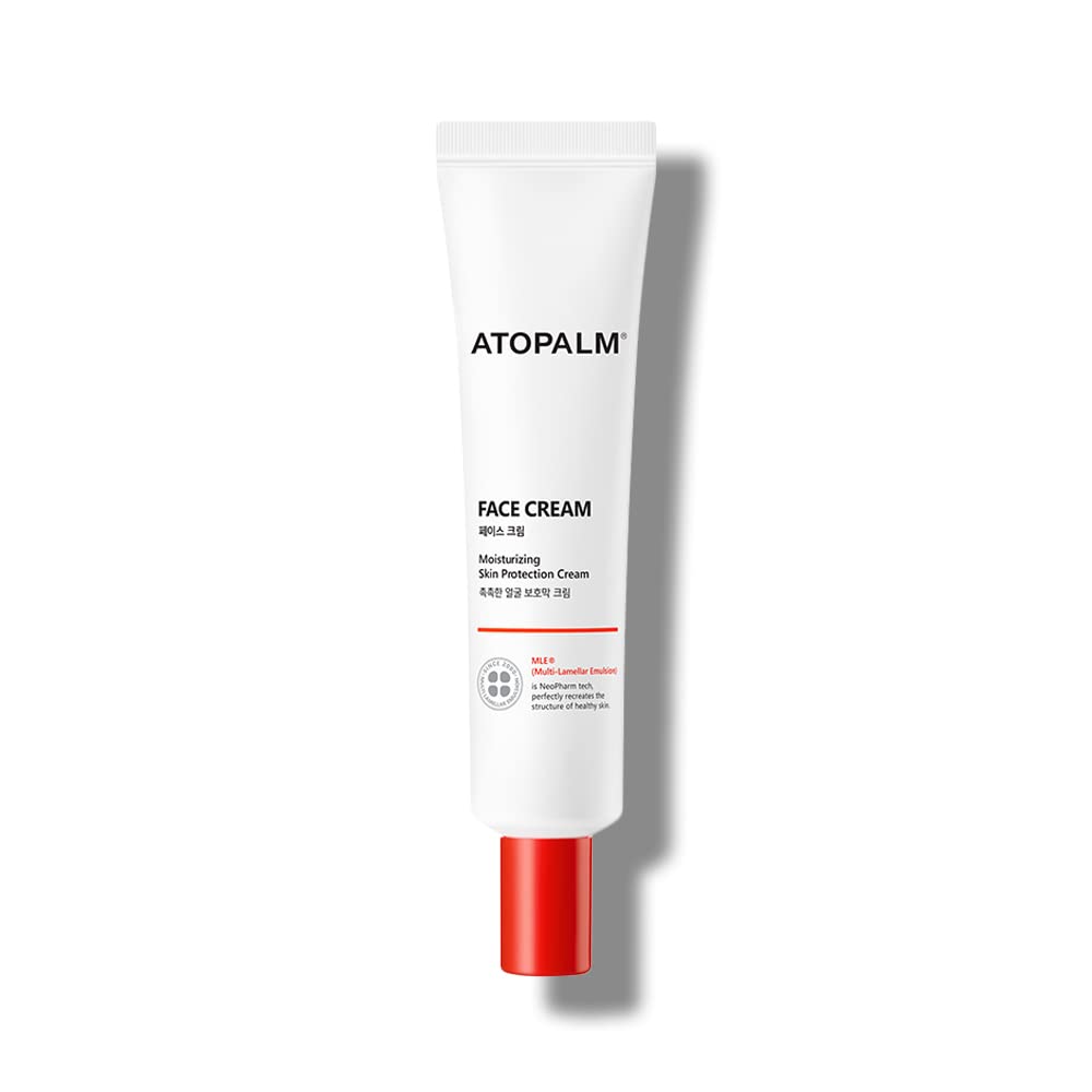 Atopalm Face Cream, 1.1 Fl. Oz., 35Ml, Daily Hydrating Facial Moisturizer, Low Ph Hypoallergenic Moisturizing Skin Barrier Cream With Vitamin E, Vitamin B5 For Sensitive Skin