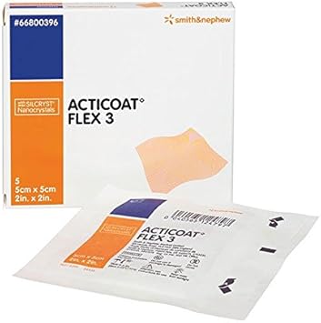 Acticoat Flex 3 Dressings 20 X 40 Cm Pack Of 6