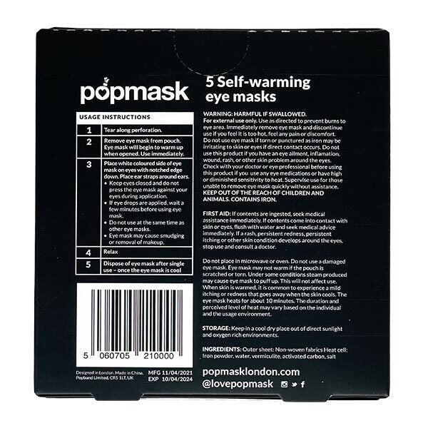 Starry Eyes Self-Heating Eye Masks – 5 Pack