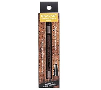 Okalan Perfect Liquid Waterproof Eyeliner #503 Coffee : Beauty & Personal Care