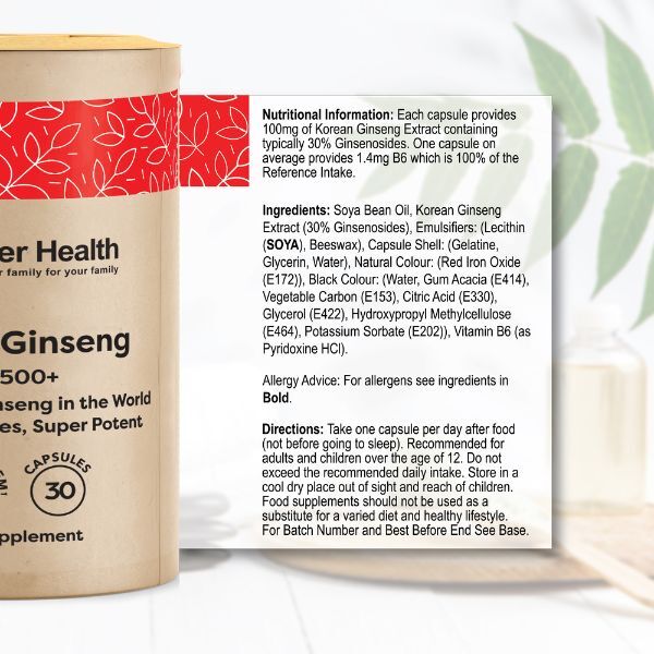 Power Health Power Ginseng Gx2500+ Capsules - 30'S