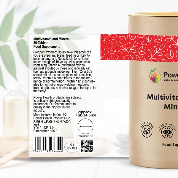 Power Health Multivitamin And Mineral 30. Health Insurance