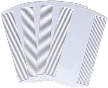 Pengxiaomei 4 Pcs Lice Combs,Durable Double Sided Nit Comb Lice Dectection Comb Head Treatment For Kids Adults Pets