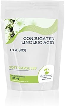 Conjugated Linoleic Acid CLA 80% x 60 Soft Capsules Health Food Supplements Nutrients HEALTHY MOOD UK Quality Nutrients