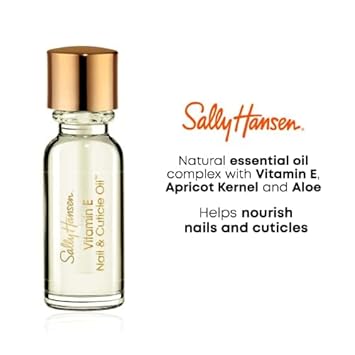 Sally Hansen Vitamin E Nail And Cuticle Oil™, Natural Essential Oil, Vitamin E, Nourish And Condition Dry Nails And Cuticles