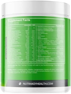 NutraKey Envie Multivitamin Powder, Keto MultiVitamin for Men and Women, Fruits, Greens, Antioxidants, Digestive Enzymes, Amino Acids, Vitamin B Organic Powder (Pineapple, 210g) : Health & Household