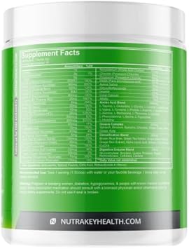 NutraKey Envie Multivitamin Powder, Keto MultiVitamin for Men and Women, Fruits, Greens, Antioxidants, Digestive Enzymes, Amino Acids, Vitamin B Organic Powder (Wild Berry, 210g) : Health & Household