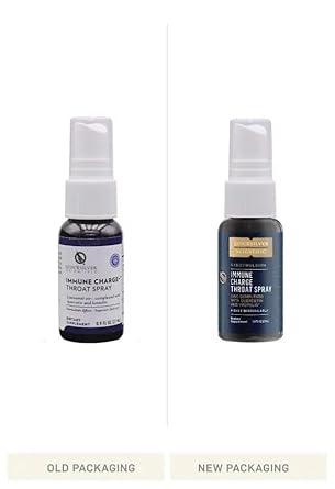 Quicksilver Scientific Immune Charge+ Zinc Throat Spray - Immune Support Liquid Zinc Supplement with Quercetin - 'Throat Coat' with Liposomal Absorption Technology (0.9 fl oz / 27ml) : Health & Household