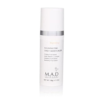 M.A.D Skincare Brightening Illuminating Daily Moisturizer, 50G (1.7Oz)