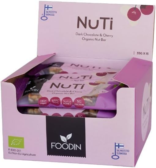 Foodin Nuti Bar Dark Chocolate&Cherry 35G
