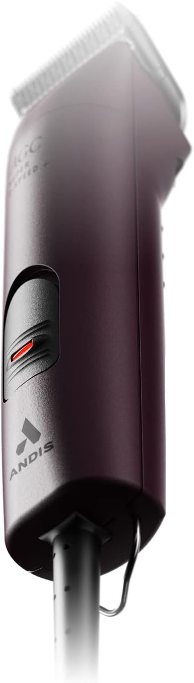 Andis 23375 Professional UltraEdge Super 2-Speed Detachable Blade Clipper – Rotary Motor with Shatter-Proof Housing, Runs Calm & Silent, 14-Inch Cord - for All Coats & Breeds - 120 Volts, Burgundy : Beauty & Personal Care