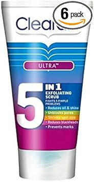 Clearasil Ultra 5In1 Exfoliating Scrub 150Ml - Pack of 6